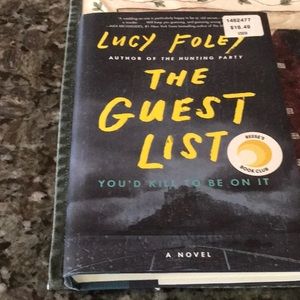 The Guest List hardcover book by Lucy Foley
